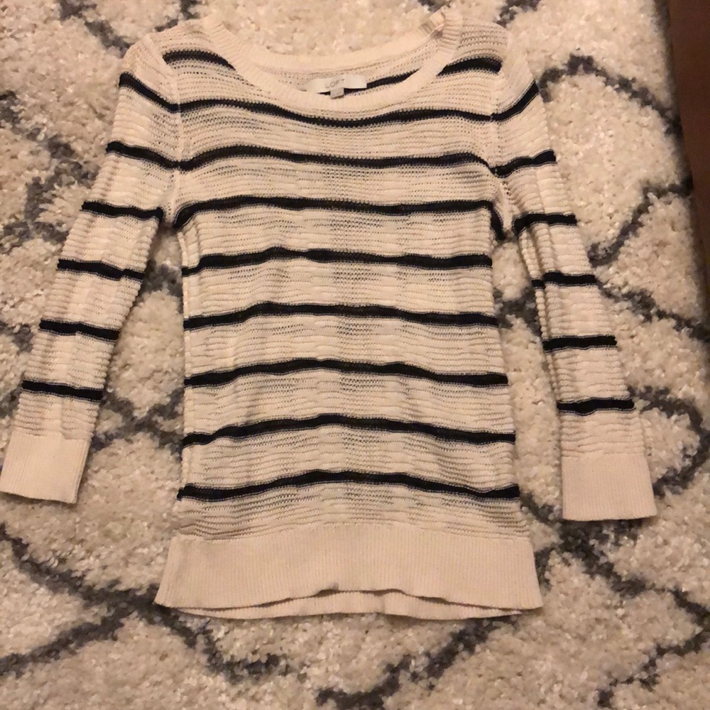Striped Knit Sweater